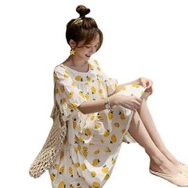 Robe À Manches Courtes Pour Femme Enceinte,Imprimé Floral,Style Coréen,Été