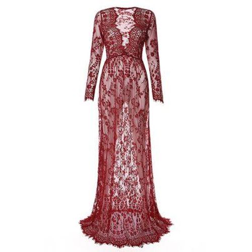 Robe Longue En Dentelle Pour Femme Enceinte,Accessoires De Photographie À La Mode,Tir De Barrage,Tenue D'été