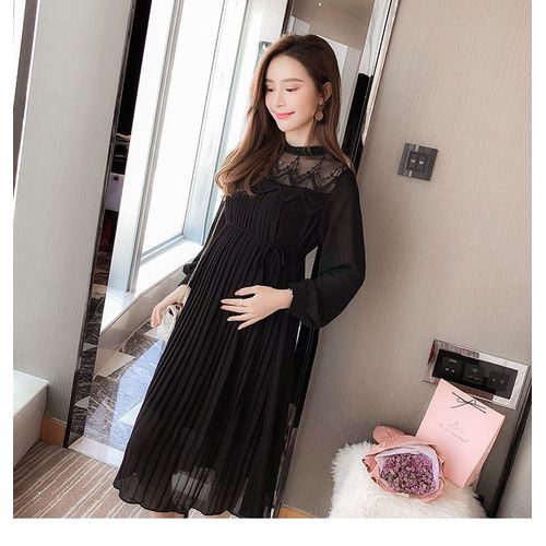 Robe De Grossesse En Mousseline De Soie,Tenue De Mariage Plissée,Sexy,Accessoires De Photographie,Vêtements De Printemps Et D'été