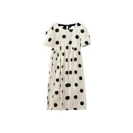 Robe À Pois Pour Femme Enceinte,Robe Couvertes,Couvre-Ventre,Au-Dessus Du Genou,Style Français,2023