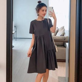 T-Shirt À Manches Courtes Pour Femme Enceinte,Robe À La Mode,Été