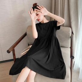 T-Shirt À Manches Courtes Pour Femme Enceinte,Robe À La Mode,Été