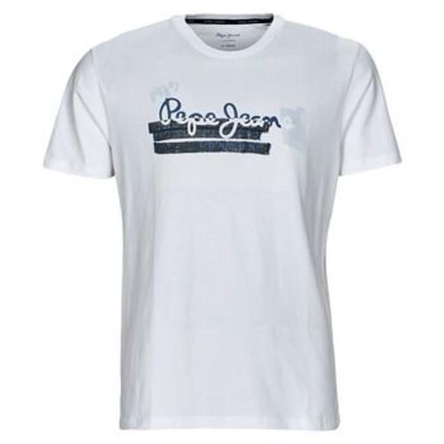 T-Shirt Pepe Jeans Rafa Blanc