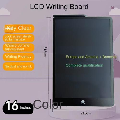 Tablette Lcd Écriture Couleur 8.5 Pouces Pour Enfants Dessin Électronique Tableau Noir