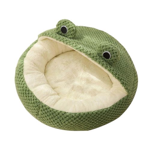 Chien Hiver Chaud Sac De Couchage Long En Peluche Doux Pet Lit Apaisant Lit M