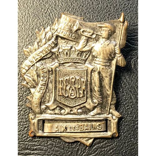 Insigne - F.G.S.P.F - Fédération Gymnastique Et Sportive Des Patronages De France - 1912 - Concours Aix Les Bains