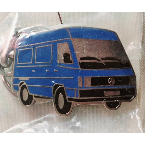 Porte Clé Publicitaire Mercedes Bleu