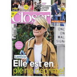 Closer N°989 24/05/2024 Laeticia Hallyday/ Cannes: Tous Les Secrets Du Festival/ Taylor Swift/ J.Lo & Ben Affleck/ Eva/ Les Frangines/ Bella Hadid