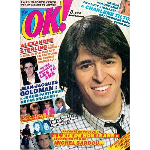 Ok Age Tendre 368 1983 Jean Jacques Goldman/Tilton/Gillrs Dorleac/Rose Laurens/Alexandre Sterling/Sardou/Lahaye/De Suza/Nikka Costa/Fabienne Egal