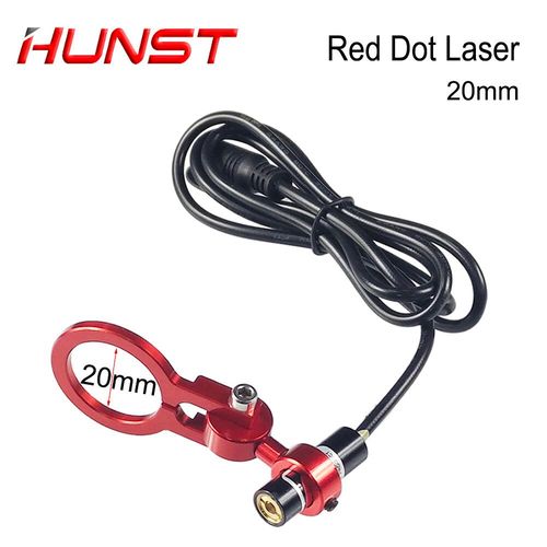 Hunst-Ensemble De Supports À Points Rouges,Dispositif Technique À Diode,Positionnement Pour Bricolage,Gravure Laser Co2,Tête De Découpe,Dia: 20mm,25mm,Dc5v - Type Red Dot Set(20mm)