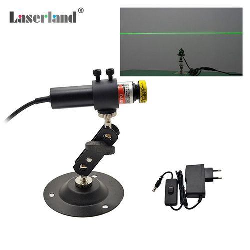 Projecteur générateur de technologie de ligne laser verte,travaux de calcul de scierie,effets d'éclairage de maison hantée de marécage,532nm - Type 30-50mW 12V EUAM