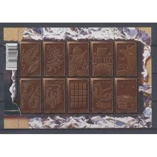 Le Chocolat (Plaque De Chocolat) Feuillet 4357 Année 2009 N° 4357 4358 4359 4360 4361 4362 4363 4364 4365 4366 Yvert Et Tellier Luxe
