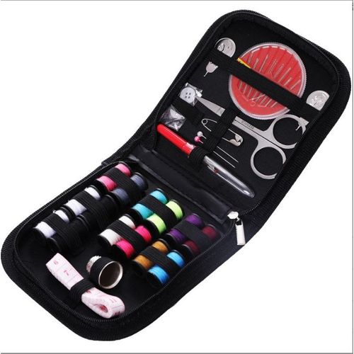 Kit de couture 10 pièces avec boîte à aiguilles et fils
