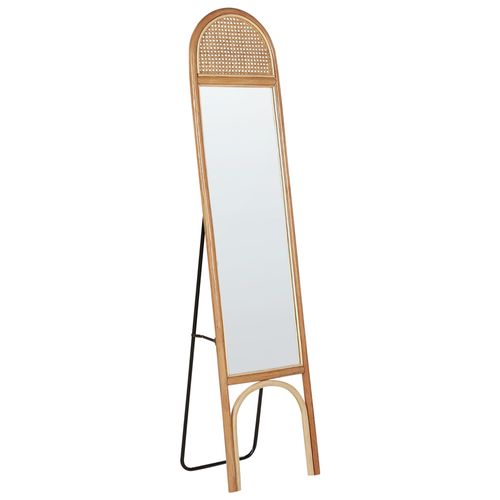 Miroir sur pied BRUSSEY Rotin Naturel