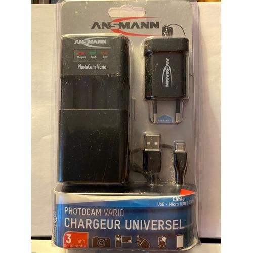 Chargeur Ansmann PhotoCam Vario