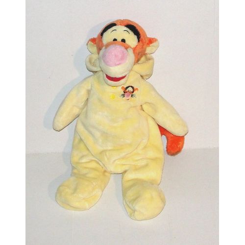 Doudou Tigrou En Grenouillere Jaune Simba Dickie 36 Cm