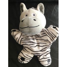 Doudou Peluche Marionnette Zèbre Maisons Du Monde 20cm