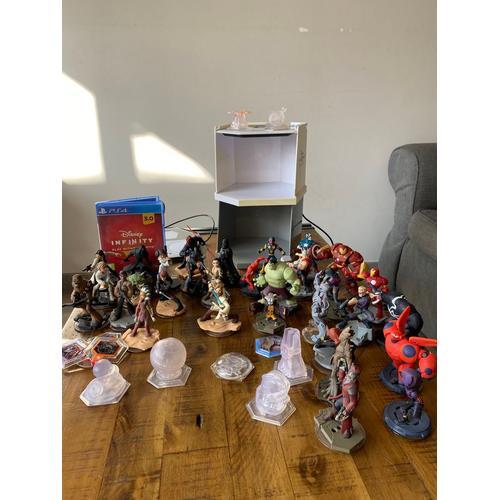 Jeu Ps4 Disney Infinity Pack Avengers Stars War 31 Figurines 2 Plateformes