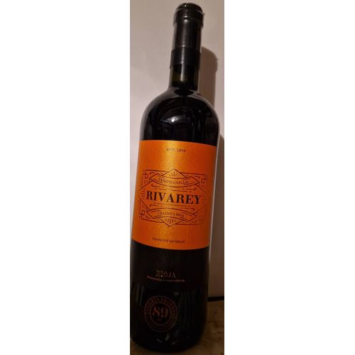 Carton De 6 Btls De Rivarey Rioja Crianza Tempranillo 2014