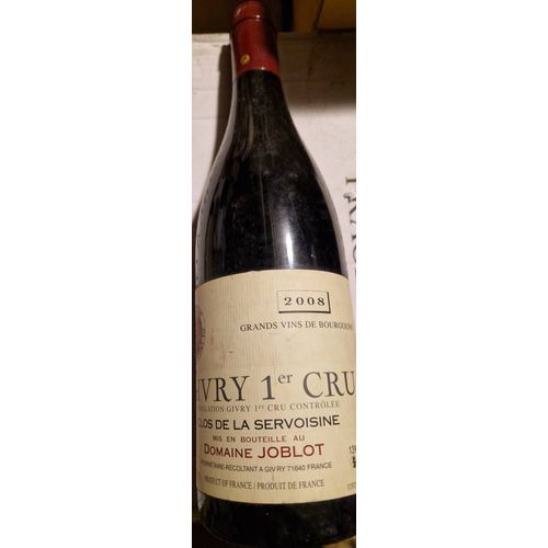4 Btls De Givry 1 Er Cru Clos De La Servoisine Domaine Joblot