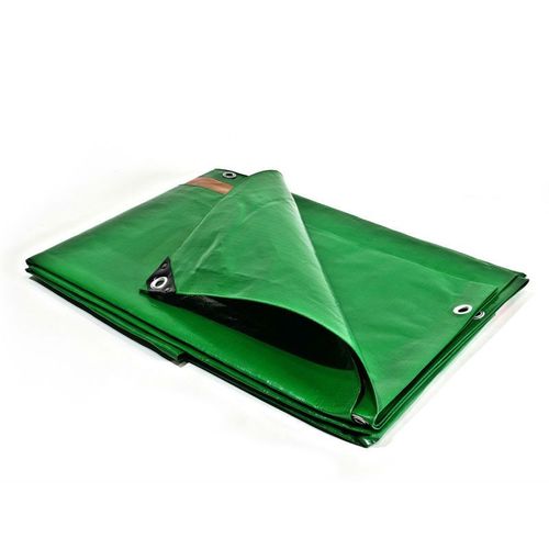 Bâche pro 250 g/m² TECPLAST - vert - 5 x 8 m - BA2505X8