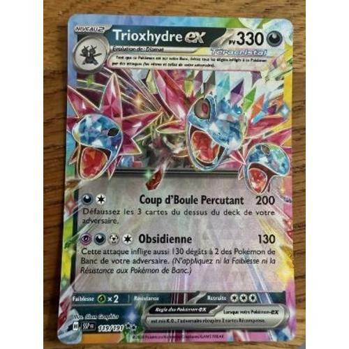 Pokémon Trioxhydre Ex 119 / 191 Étincelles Déferlantes Ev08