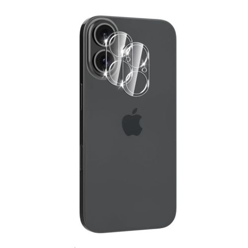 Hqselection® Lot De 2 Protection Objectif Caméra Arrière En Verre Trempé Pour Iphone 16 (6,1 Pouces), Film En Verre Trempé 9h, Ultra Hd, Anti-Rayures