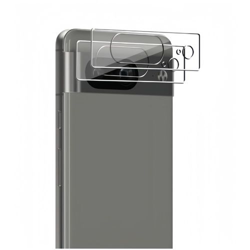 Hqselection® Lot De 2 Protection Objectif Caméra Arrière En Verre Trempé Pour Google Pixel 8, Film En Verre Trempé 9h, Ultra Hd, Anti-Rayures