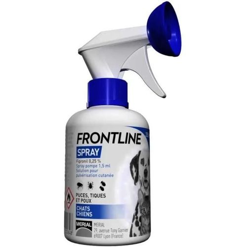 Spray - Anti-Puces Et Anti-Tiques Pour Chien Et Chat - 250ml