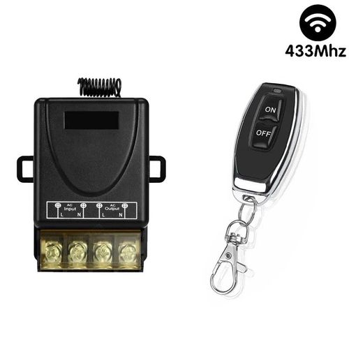 Interrupteur sans fil pour chauffe-eau de plafond,contrôleur de relais de disjoncteur 1ch,transmetteur Rf 220 MHz,433 V,30A,pour maison intelligente - Type RFS30 KT03