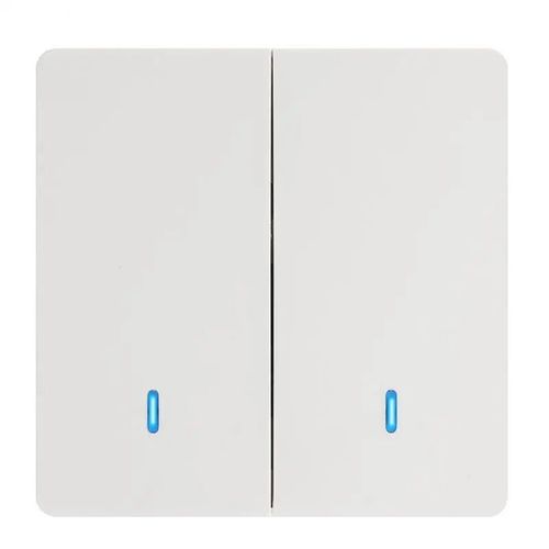 Interrupteur intelligent sans fil RF 433Mhz,panneau mural avec télécommande,Mini relais récepteur,ventilateur de lampe Led 220V - Type 2 Button Transmitter #B