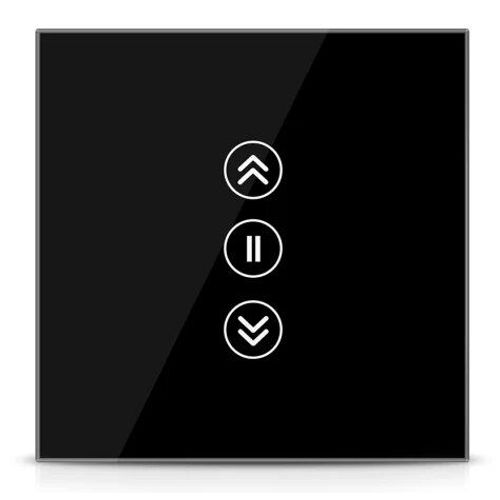 Interrupteur de Rideau Intelligent avec fonction de Programmation Store Électrique WiFi Tuya Smart Life APP Contrôle Interrupteurs de Store Enrouleur 110V 220V Noir - Type Black