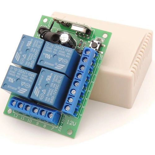 Télécommande universelle sans fil Z,interrupteur intelligent,DC 12V,4 canaux,citations successives,module récepteur,émetteur RF,lampe,ventilateur,chambre,lumière LED,bricolage,433