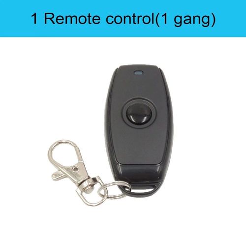 Interrupteur intelligent sans fil Rf 433Mhz,télécommande 90-250V,10amp,1ch,relais récepteur émetteur pour lampe de ventilateur - Type 1B-1gang