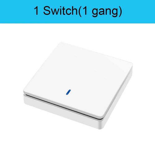 Interrupteur intelligent sans fil Rf 433Mhz,télécommande 90-250V,10amp,1ch,relais récepteur émetteur pour lampe de ventilateur - Type 1W-1gang