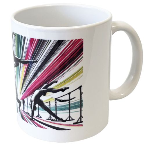 Mug En Céramique Blanche Gymnastique