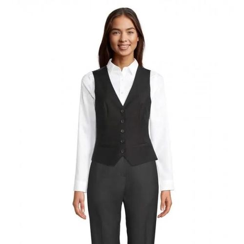 Gilet De Costume Femme - Neoblu - Max Women - Noir - Élégant Et Polyvalent