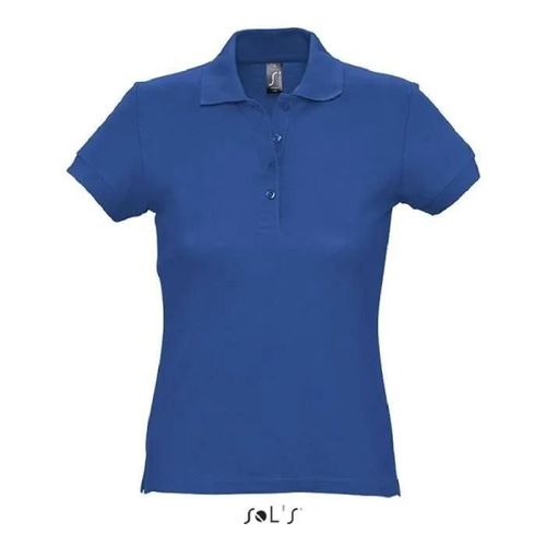 Polo Passion Femme Royal - L - Manches Courtes - Bleu - Adulte