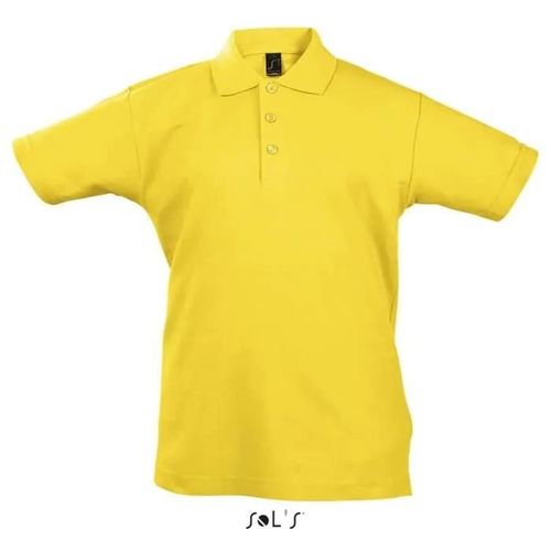 Polo Junior - Sol's - Summer Ii - Jaune - Multisport - Garçon