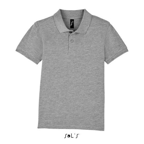Polo Junior Sol's Perfect - Enfant - Garçon - Multisport - Gris Chiné - Top Produit 24/02/2020!