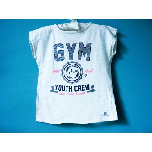 T-Shirt Fille Decathlon 8 Ans Sport Gym Tbe