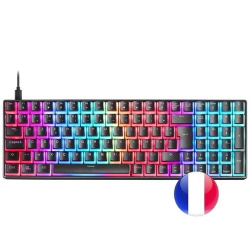 Clavier Mécanique - Mars Gaming - MKULTRA - Compact 96% - Switch Outemu SQ Bleu - RGB Chroma