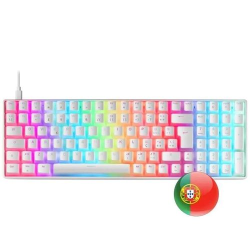 Clavier mécanique compact - Mars Gaming - MKULTRA - RGB 96% - Switch Outemu SQ Bleu - USB-C