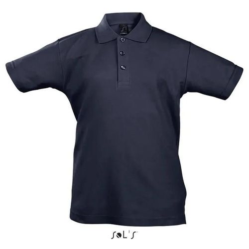 Polo Enfant - Sol's - Summer Ii - Bleu Marine - Multisport - Manches Courtes