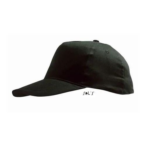 Casquette 5 Panneaux En Coton Sol's Sunny 88110 - Enfant - Noir