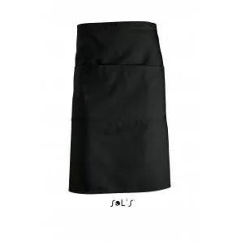 Tablier Mi-Long Avec Poches - 88020 - Noir