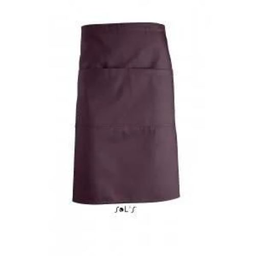 Tablier Mi-Long Avec Poches - 88020 - Rouge Bor...