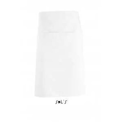 Tablier Mi-Long Avec Poches - 88020 - Blanc