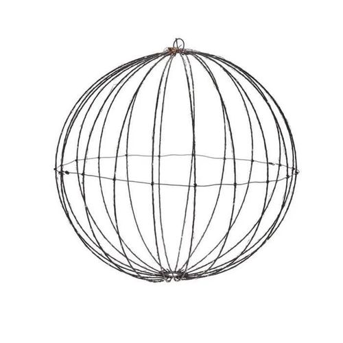 Boule Métallique Lumineuse Pliable 50cm Noir