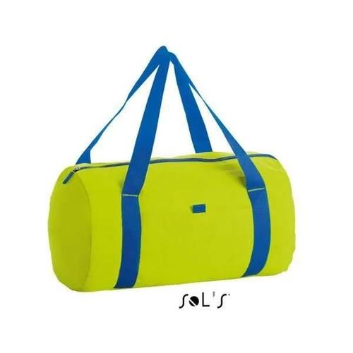 Sol's Tribeca 01204 SAC POLOCHON 100% coton canvas 887 Lime fluo / Royal